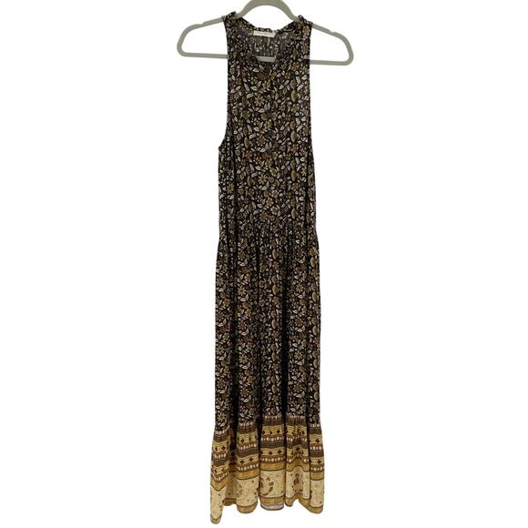 Spell & The Gypsy Collective x Free People S Dahlia Maxi Dress Brown Floral - Picture 5 of 13
